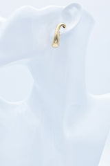 Georg Jensen Minas Spiridis 18K Yellow Gold Clip-On Drop Earrings