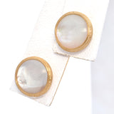 Marco Bicego Jaipur 18K Yellow Gold Mother of Pearl Stud Earrings