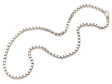 Vintage Tiffany & Co. Sterling Silver Venetian Box Chain Necklace, 18 Inches