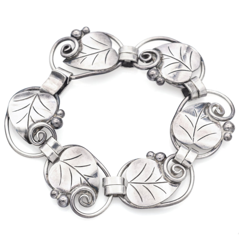 Georg Jensen silver link bracelet #53 ~ 1950 – Samantha Howard Vintage