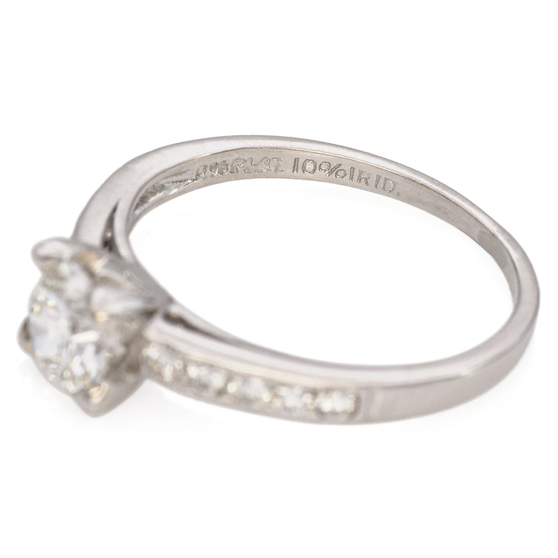 Vintage Platinum Diamond Engagement Ring