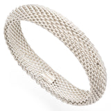 Tiffany & Co. Somerset Mesh Sterling Silver Bracelet