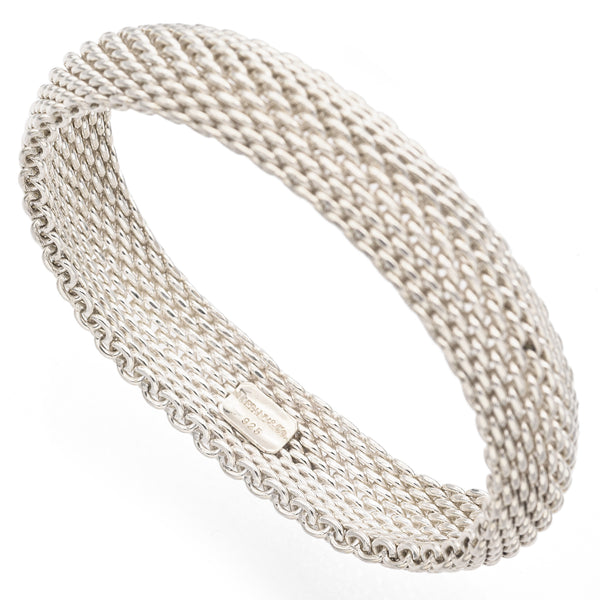 Tiffany & Co. Somerset Mesh Sterling Silver Bracelet