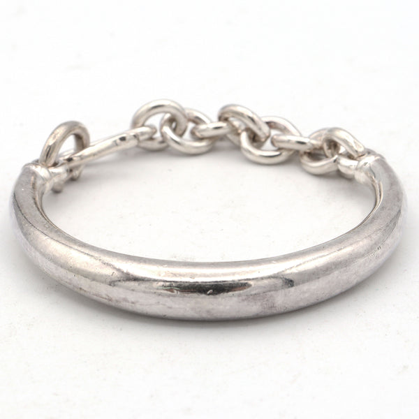 Vintage Ralph Lauren Silver Chain Bracelet 49.5 Grams 7 Inches