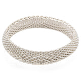 Tiffany & Co. Somerset Mesh Sterling Silver Bracelet