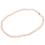 14K White Gold Pearl Strand Necklace 15 Inches