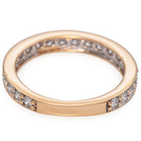 14K Yellow Gold 0.61 TCW Diamond Wedding Eternity Band