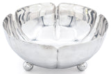 Vintage 1950s JLR Juventino Lopez Reyes Mexico Sterling Silver Fluted Bowl 6.75"