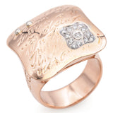 La Nouvelle Bague 18K Rose Gold Fiori Ring with Diamonds