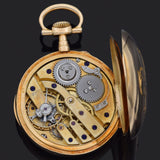 Antique Ch Fontana & Cie French 18K Yellow Gold Women's Pocket Watch