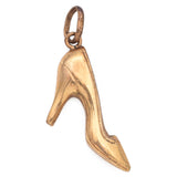 Vintage 18K Yellow Gold High Heel Shoe Charm Pendant 1 Gram