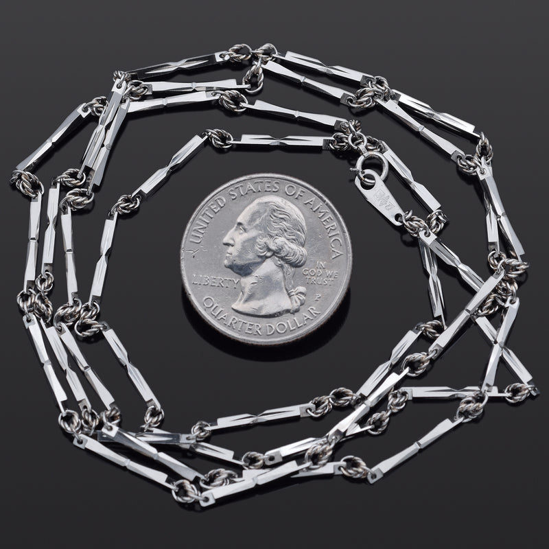 Men's 14k Gold (85gram) or Platinum (159gram) 8.5mm Diamond Chain Necklace  20