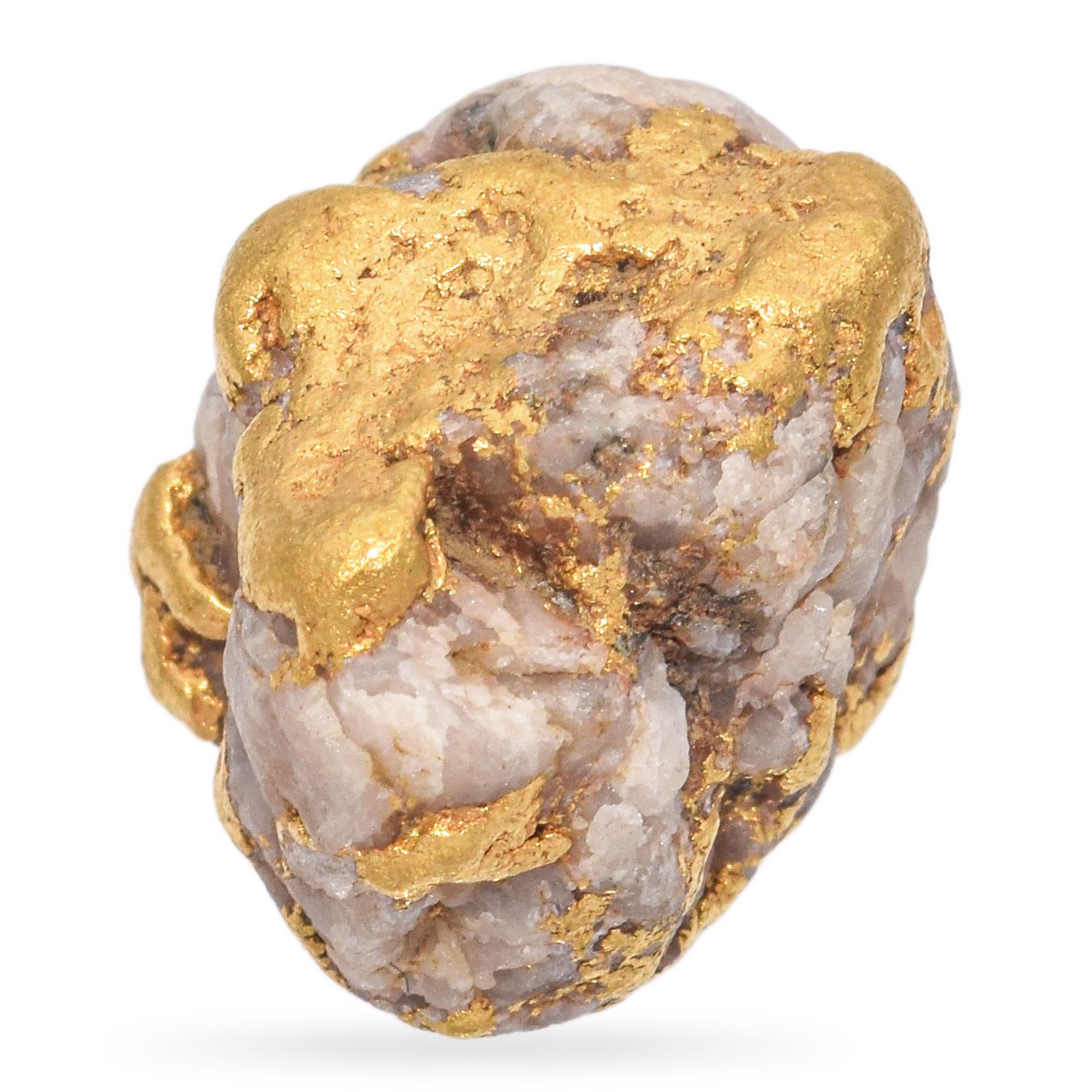 21K Natural Gold Nugget Specimen 4.8 Grams