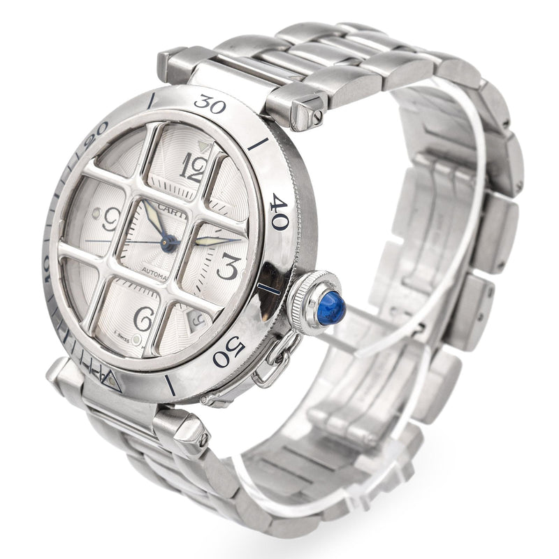 Cartier Pasha Grille Grid Automatic Watch 38mm 2379/93350CD