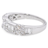 14k White Gold 1.04tcw Diamond Band