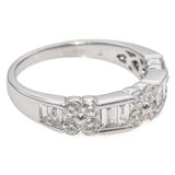 14k White Gold 1.04tcw Diamond Band