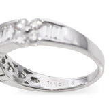 14k White Gold 1.04tcw Diamond Band