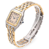 Cartier Panthère Steel 18K Gold Three Row Gold Quartz Women's Watch