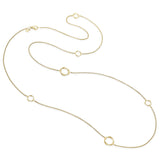 David Yurman 18K Yellow Gold Infinity Station Necklace