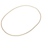 Antique 15K Yellow Gold Long Link Watch Chain Necklace