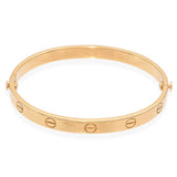 Vintage Cartier 18k Yellow Gold Love Bracelet Size 18