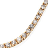 14k Yellow Gold 5.7ct Diamond Tennis Bracelet