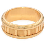 Tiffany & Co. 18K Yellow Gold Atlas Band Ring