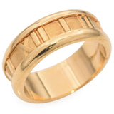 Tiffany & Co. 18K Yellow Gold Atlas Band Ring