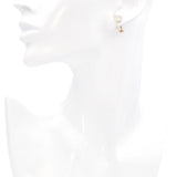 14K Yellow Gold Pearl Non Pierced Screw On Back Earrings