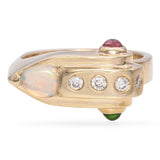 Retro Yellow Gold H.Stern Multi Gemstone Ring