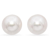 14K Yellow Gold Pearl & 0.72 TCW Sapphire Halo Jacket Stud Earrings