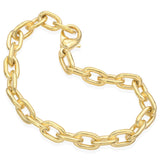 Vintage Tiffany & Co. 18K Yellow Gold Heavy Oval Link Chain Bracelet