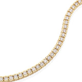 14K Yellow Gold 5.29 TCW Diamond Tennis Bracelet