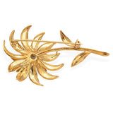 Tiffany & Co. 18K Yellow Gold Diamond & Sapphire Flower Brooch