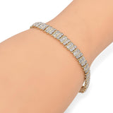 10K Yellow Gold 1.62 TCW Diamond Link Bracelet