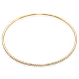 14K Yellow Gold 1.78 TCW Diamond Bangle Bracelet