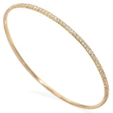 14K Yellow Gold 1.78 TCW Diamond Bangle Bracelet