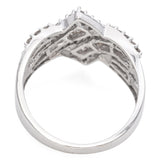 10K White Gold 1 Carat Total Diamond Ring