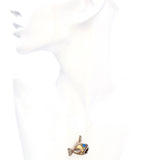 Vintage Two-Tone 14K Gold Fish Charm Pendant