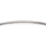 14K White Gold 1.78 TCW Diamond Bangle Bracelet