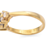 18K Yellow Gold 0.81 Ct. Oval Sapphire and Diamond Ring