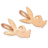 Vintage Michael Anthony 14K Yellow Gold Playboy Bunny Charm Pendant Pair