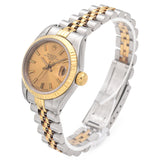 Rolex Date Two Tone 18K Gold/SS Automatic Women's Watch Ref 69173