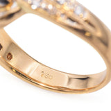 18K Yellow Gold 0.30 TCW Diamond Wedding Band Ring