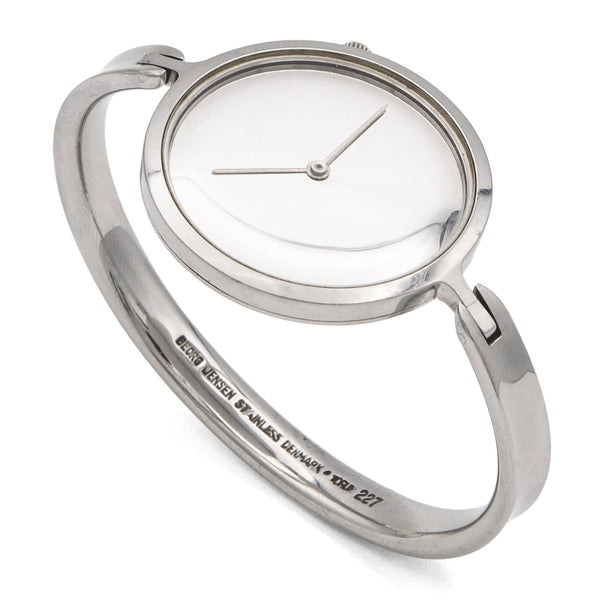 Georg Jensen Torun Model 227 Stainless Steel Women's Quartz Bangle Watch