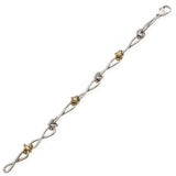 Tiffany & Co. Paloma Picasso Sterling Silver 18K Gold Infinity Link Bracelet