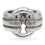 Tiffany & Co. 1995 Sterling Atlas Grooved Buckle Ring