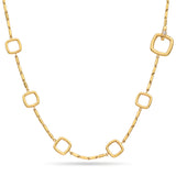 Chimento 18K Yellow Gold Necklace with Diamond on Lock Clasp