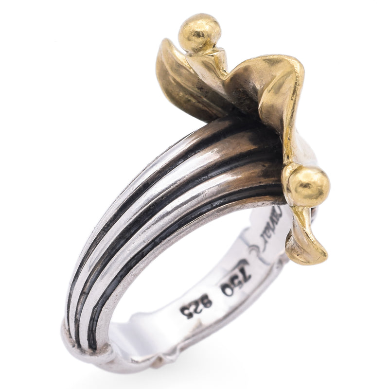 Caviar ring 925 750 store