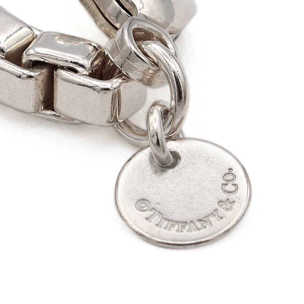 Tiffany venetian box chain necklace hot sale